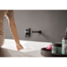 Jednouchwytowa bateria wannowa, podtynkowa do iBox universal Czarny Chrom Szczotkowany Finoris HANSGROHE 76415340