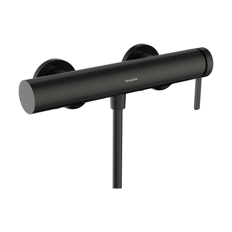 Jednouchwytowa bateria prysznicowa, natynkowa Czarny Chrom Szczotkowany Finoris HANSGROHE 76620340