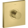 Bateria termostatyczna HighFlow, kwadratowa, podtynkowa Mosiądz Szczotkowany ShowerSelect AXOR 36718950