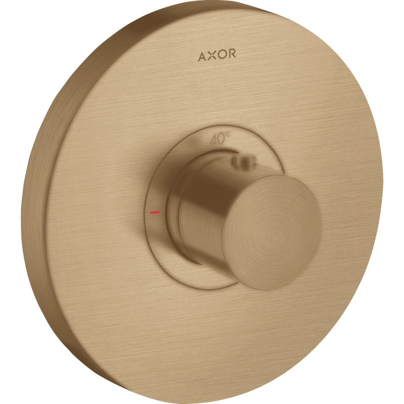 Bateria termostatyczna HighFlow, okrągła, podtynkowa Brąz Szczotkowany ShowerSelect AXOR 36721140