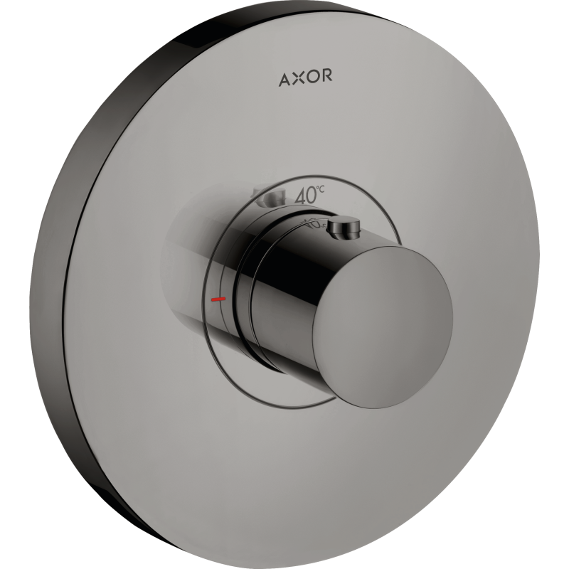 Bateria termostatyczna HighFlow, okrągła, podtynkowa Czarny Chrom Polerowany ShowerSelect AXOR 36721330