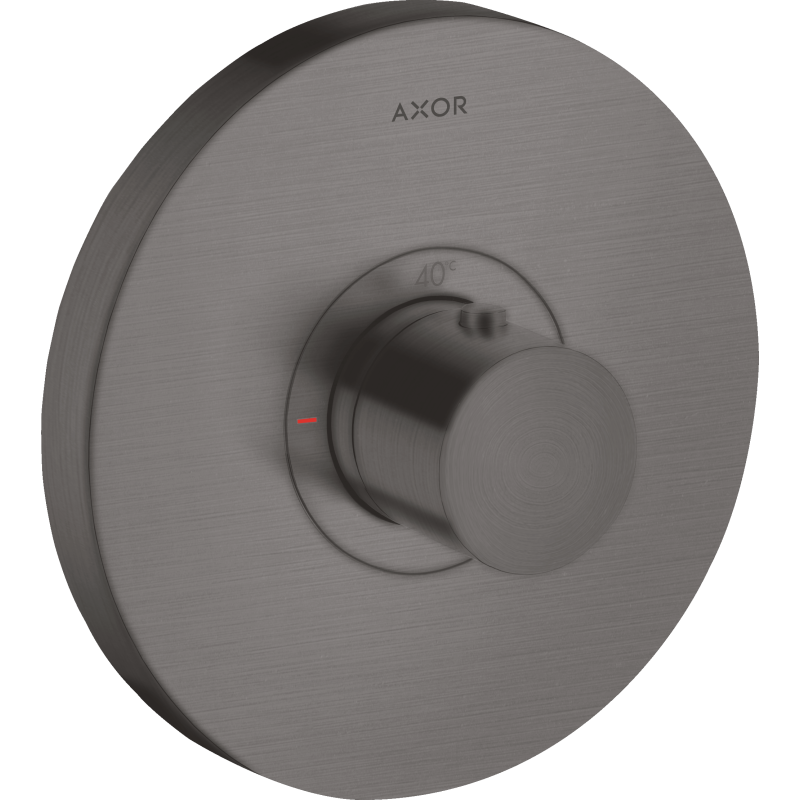 Bateria termostatyczna HighFlow, okrągła, podtynkowa Czarny Chrom Szczotkowany ShowerSelect AXOR 36721340