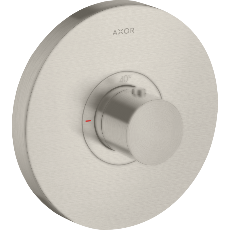 Bateria termostatyczna HighFlow, okrągła, podtynkowa Stal Szlachetna Optyczna ShowerSelect AXOR 36721800