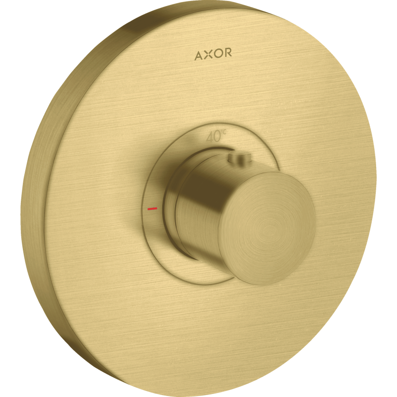 Bateria termostatyczna HighFlow, okrągła, podtynkowa Mosiądz Szczotkowany ShowerSelect AXOR 36721950