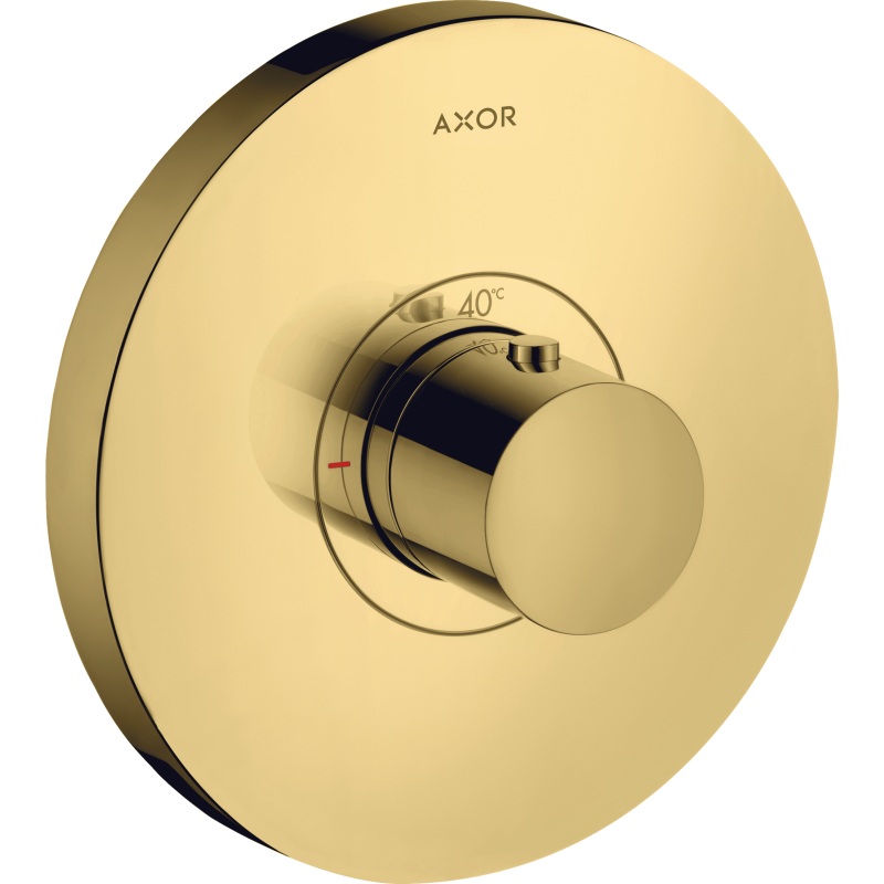 Bateria termostatyczna HighFlow, okrągła, podtynkowa Złoty Optyczny Polerowany ShowerSelect AXOR 36721990