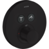 Bateria termostatyczna do 2 odbiorników, okrągła, podtynkowa Czarny Matowy ShowerSolutions AXOR 36723670