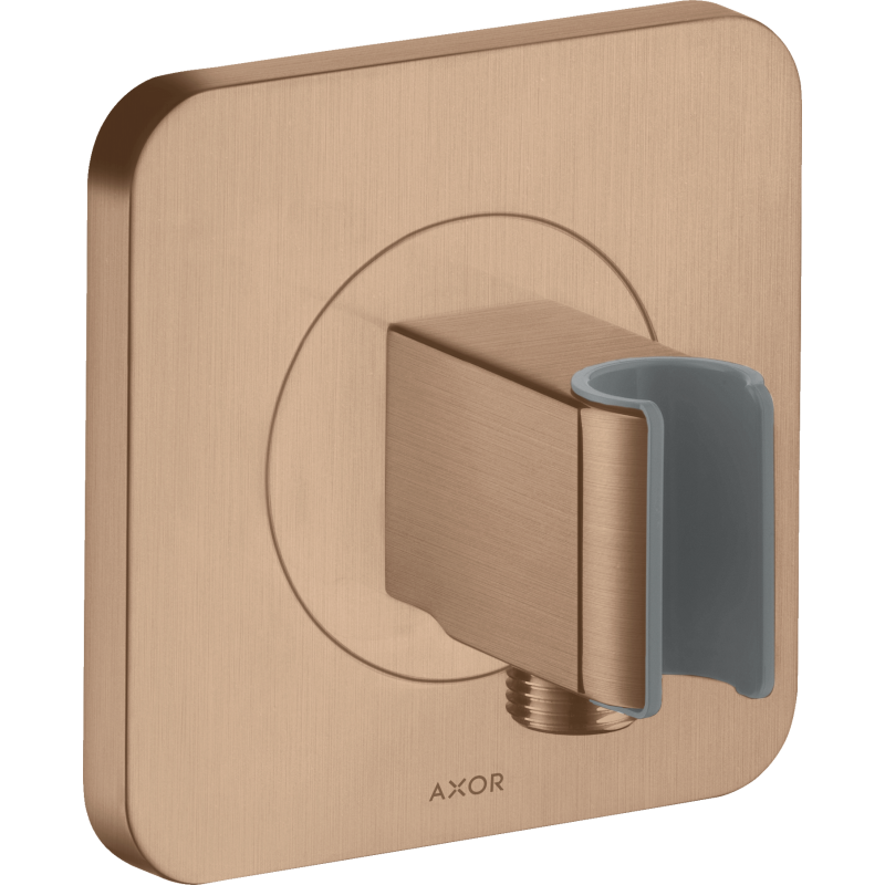 Przyłącze węża prysznicowego 120/120 z uchwytem, softsquare Czerwony Złoty Szczotkowany Citterio E AXOR 36724310