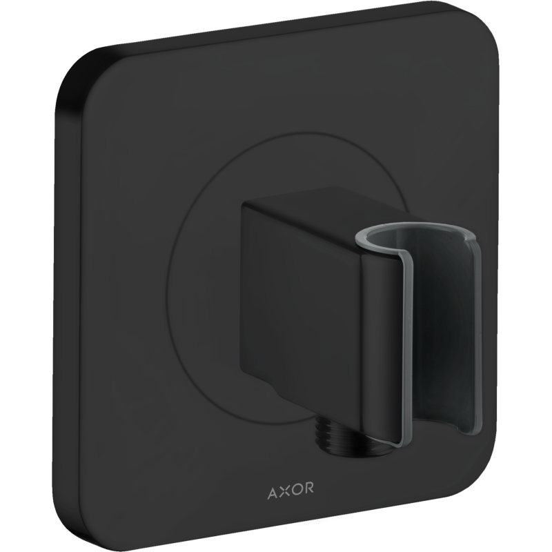 Przyłącze węża prysznicowego 120/120 z uchwytem, softsquare Czarny Matowy Citterio E AXOR 36724670