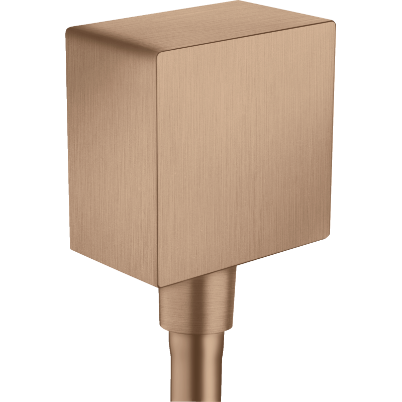 Przyłącze węża kwadratowe Czerwony Złoty Szczotkowany ShowerSolutions AXOR 36732310