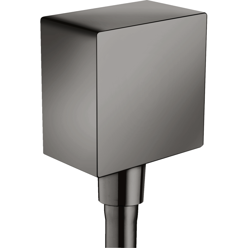 Przyłącze węża kwadratowe Czarny Chrom Polerowany ShowerSolutions AXOR 36732330