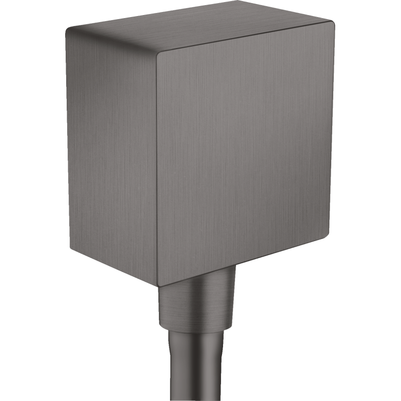 Przyłącze węża kwadratowe Czarny Chrom Szczotkowany ShowerSolutions AXOR 36732340