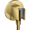 Przyłącze węża prysznicowego z uchwytem, okrągłe Złoty Optyczny Polerowany ShowerSolutions AXOR 36733990