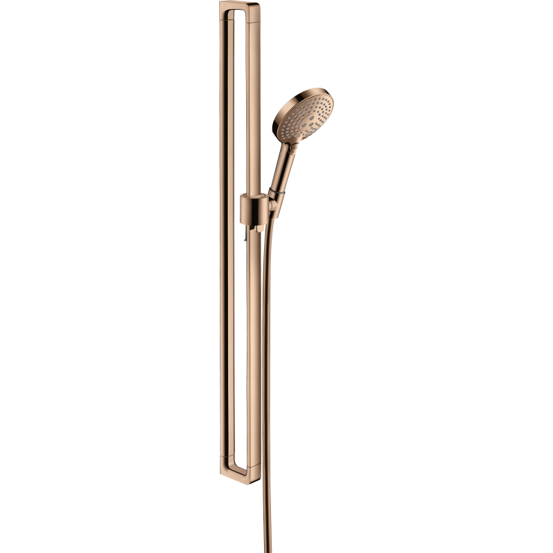 Zestaw prysznicowy 0,90 m z główką prysznicową 120 3jet Czerwony Złoty Polerowany Citterio E AXOR 36735300