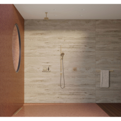 Drążek prysznicowy 0,90 m z wężem 1,60 m Brąz Szczotkowany Citterio E AXOR 36736140