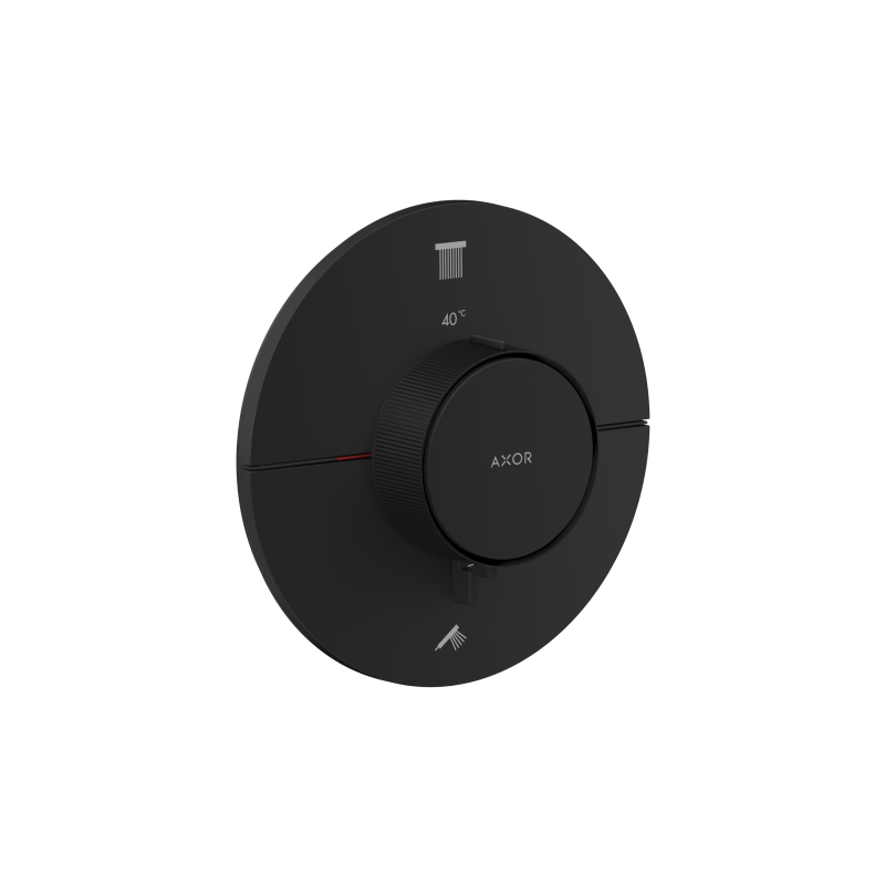 Bateria termostatyczna do 2 odbiorników, okrągła, podtynkowa Czarny Matowy ShowerSelect ID AXOR 36750670
