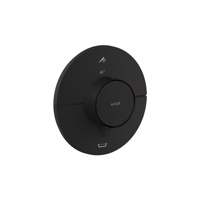 Bateria termostatyczna do 2 odbiorników, okrągła, podtynkowa Czarny Matowy ShowerSelect ID AXOR 36751670