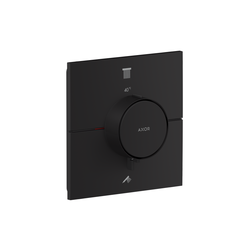 Bateria termostatyczna do 2 odbiorników, kwadratowa, podtynkowa Czarny Matowy ShowerSelect ID AXOR 36752670