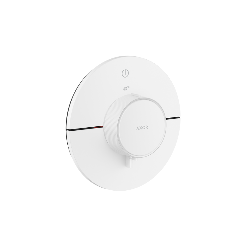 Bateria termostatyczna do 1 odbiornika, okrągła, podtynkowa Biały Matowy ShowerSelect ID AXOR 36756700
