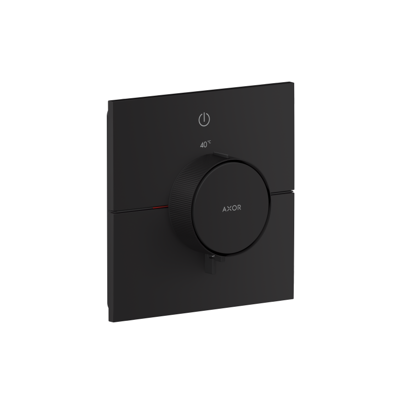 Bateria termostatyczna do 1 odbiornika, kwadratowa, podtynkowa Czarny Matowy ShowerSelect ID AXOR 36757670