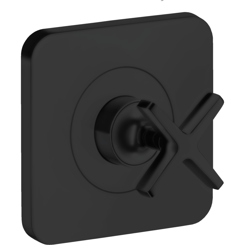 Zawór odcinający 120/120, podtynkowy Czarny Matowy Citterio E AXOR 36771670