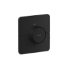 Bateria termostatyczna HighFlow, softsquare, podtynkowa Czarny Matowy ShowerSelect ID AXOR 36775670