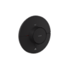 Bateria termo. HighFlow do 1 odbiornika z dodatkowym wyjściem, okrągła, podtynkowa Czarny Matowy ShowerSelect ID AXOR 36776670