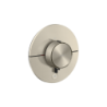 Bateria termo. HighFlow do 1 odbiornika z dodatkowym wyjściem, okrągła, podtynkowa Nikiel brushed ShowerSelect ID AXOR 36776820