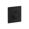 Bateria termo. HighFlow do 1 odbiornika z dodatkowym wyjściem, kwadratowa, podtynkowa Czarny mat ShowerSelect ID AXOR 36777670