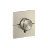 Bateria termo. HighFlow do 1 odbiornika z dodatkowym wyjściem, kwadratowa, podtynk. Nikiel brushed ShowerSelect ID AXOR 36777820