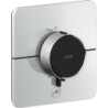 Bateria termo. HighFlow do 1 odbiornika z dodatkowym wyjściem, softsquare, podtynkowa Chrom ShowerSelect ID AXOR 36778000