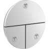 Zawór odcinający do 3 odbiorników, okrągły, podtynkowy Chrom ShowerSelect ID AXOR 36779000