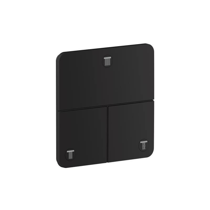 Zawór odcinający do 3 odbiorników, softsquare, podtynkowy Czarny Matowy ShowerSelect ID AXOR 36781670