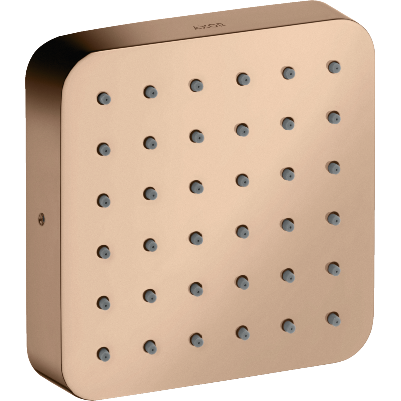 Moduł prysznicowy 120/120, softsquare, podtynkowy Czerwony Złoty Polerowany Citterio E AXOR 36822300