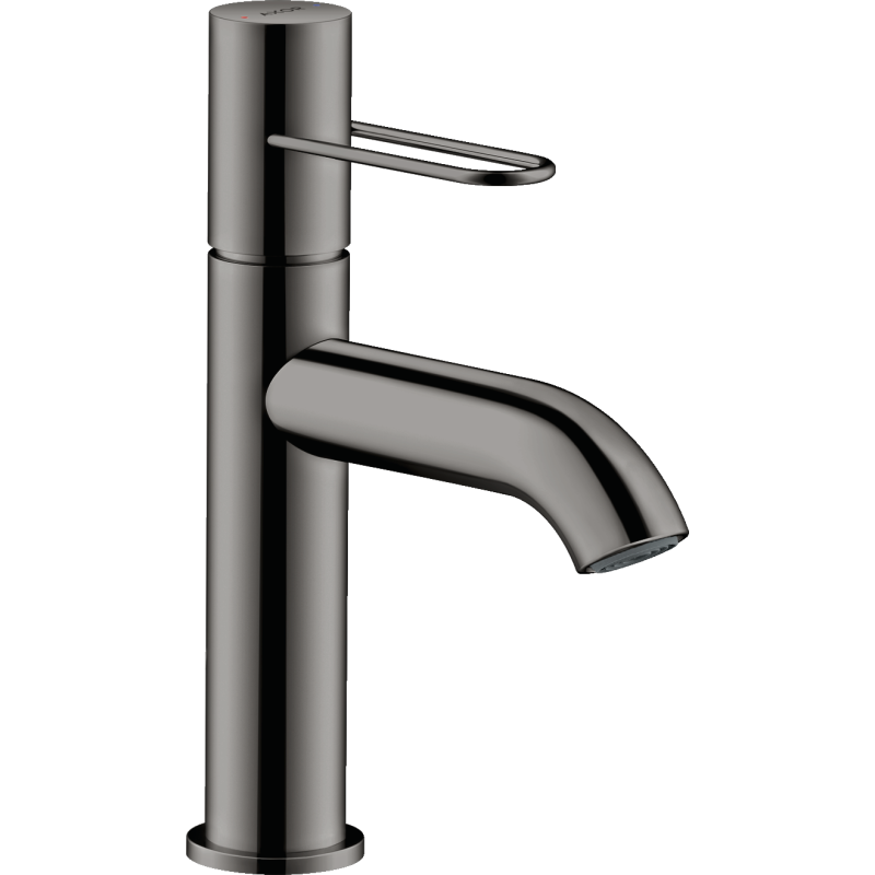 Jednouchwytowa bateria umywalkowa 100 z uchwytem Loop bez kompletu odpływowego Czarny Chrom Polerowany Uno AXOR 38026330