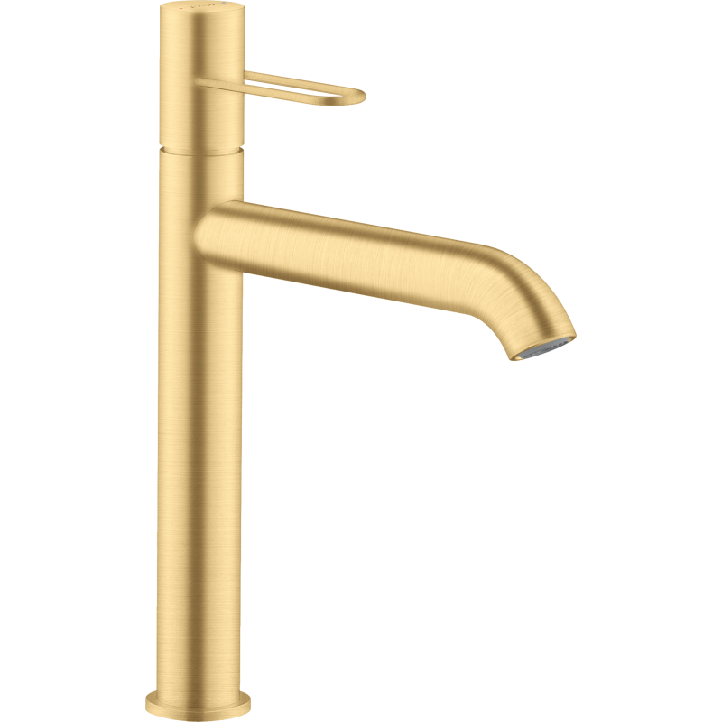 Bateria umyw. 190 do umyw nablat z uchwytem Loop i niezamykanym kpl odpływowym Złoty Optyczny Szczotkowany Uno AXOR 38032250