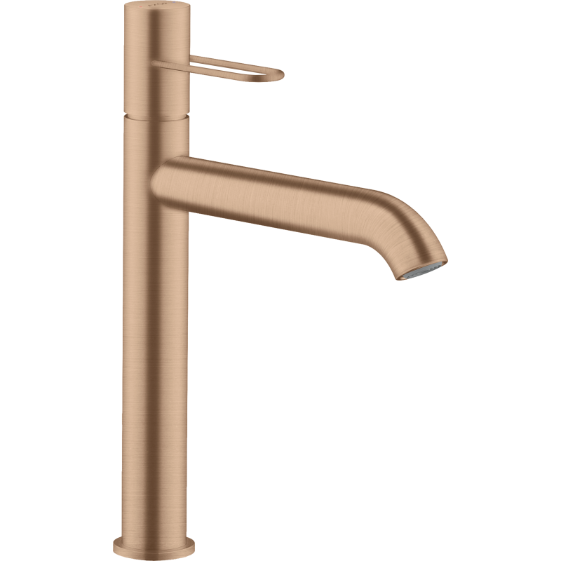 Bateria umyw. 190 do umyw nablat z uchwytem Loop i niezamykanym kpl odpływowym Czerwony Złoty Szczotkowany Uno AXOR 38032310