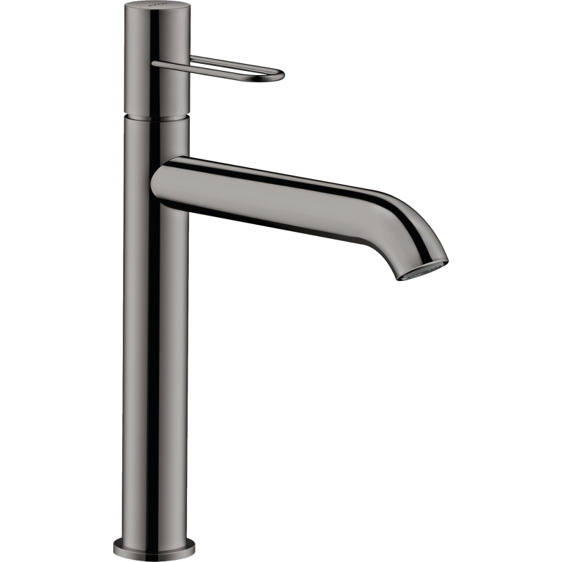 Bateria umyw. 190 do umyw nablat z uchwytem Loop i niezamykanym kpl odpływowym Czarny Chrom Polerowany Uno AXOR 38032330