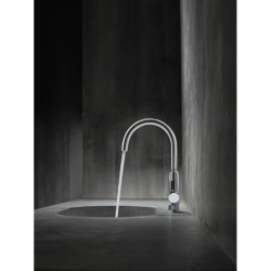 Jednouchwytowa bateria umywalkowa 240 z uchwytem Loop i kompletem odpływowym z cięgnem Chrom Uno AXOR 38036000