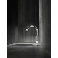 Jednouchwytowa bateria umywalkowa 240 z uchwytem Loop i kompletem odpływowym z cięgnem Chrom Uno AXOR 38036000