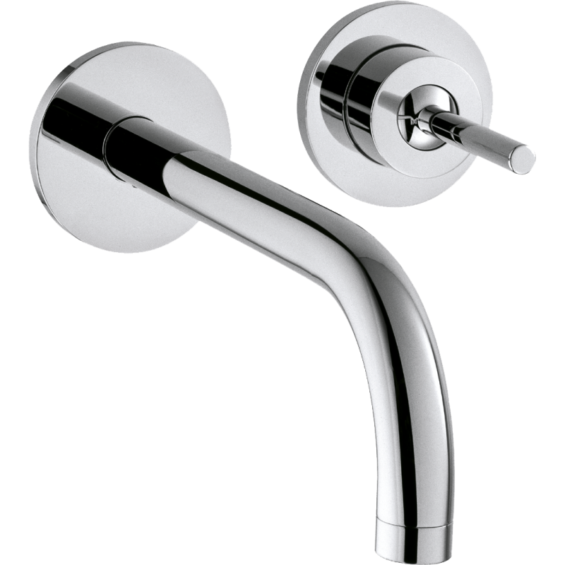 Jednouchwytowa bateria umywalkowa z wylewką 225 mm i rozetami, ścienna, podtynkowa Chrom Uno AXOR 38116000