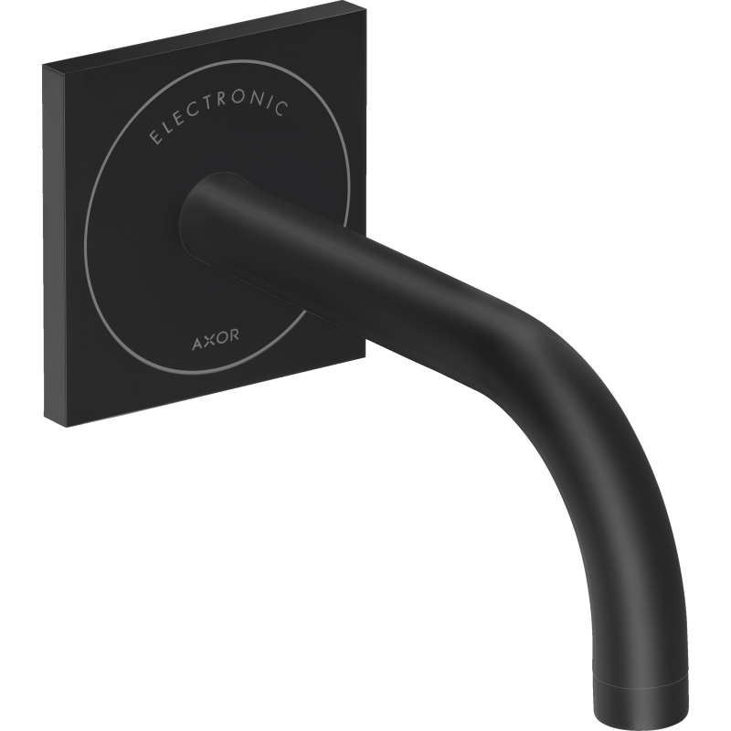 Elektroniczna bateria umywalkowa z wylewką 165 mm, ścienna, podtynkowa Czarny Matowy Uno AXOR 38119670