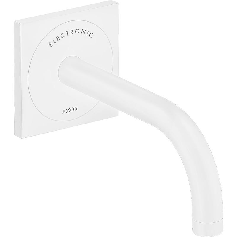 Elektroniczna bateria umywalkowa z wylewką 165 mm, ścienna, podtynkowa Biały Matowy Uno AXOR 38119700