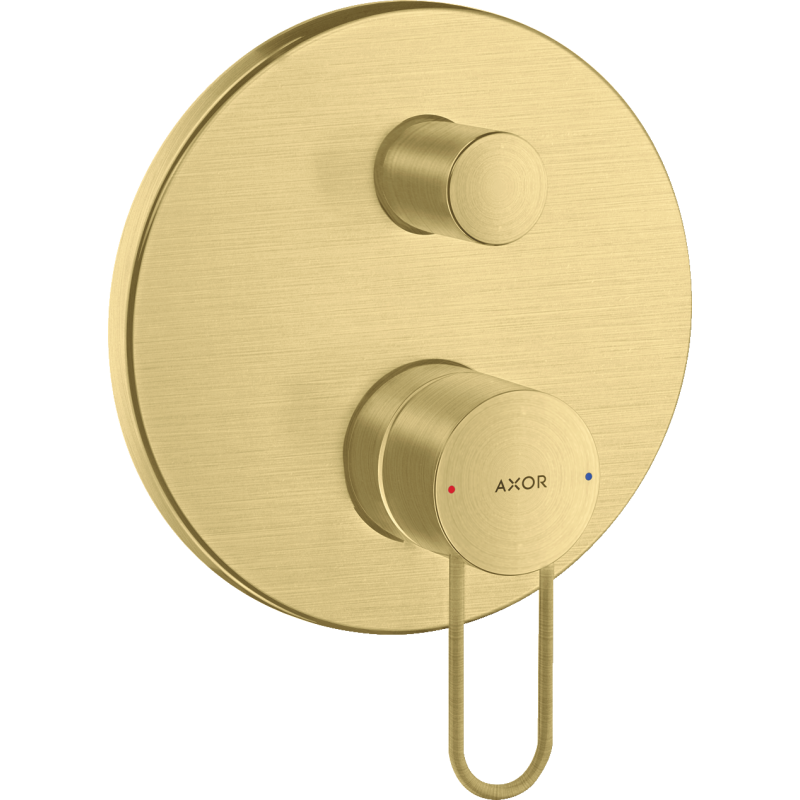 Jednouchwytowa bateria wannowa z uchwytem Loop, podtynkowa Mosiądz Szczotkowany Uno AXOR 38428950