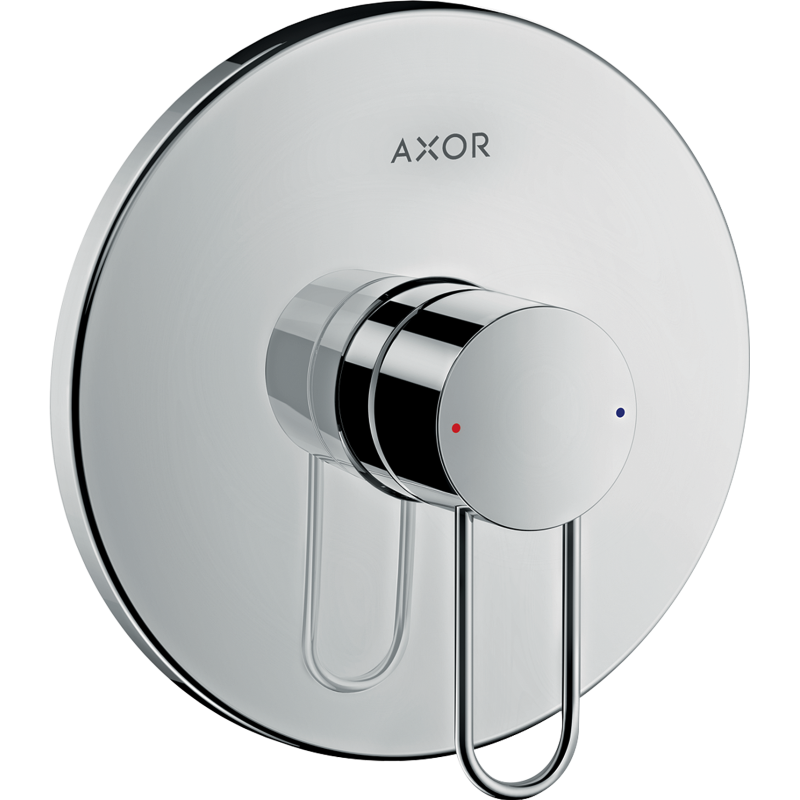 Jednouchwytowa bateria prysznicowa z uchwytem Loop, podtynkowa Czerwony Złoty Polerowany Uno AXOR 38626300