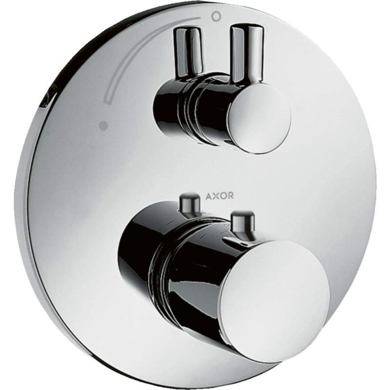 Bateria termostatyczna z zaworem odcinającym do 1 odbiornika, podtynkowa Chrom Uno AXOR 38700000