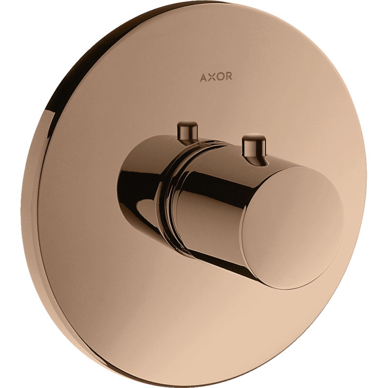 Bateria termostatyczna HighFlow, podtynkowa Czerwony Złoty Polerowany Uno AXOR 38715300