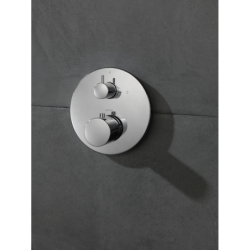 Bateria termostatyczna z zaworem odcinająco-przełączającym do 2 odbiorników, podtynkowa Chrom Uno AXOR 38720000