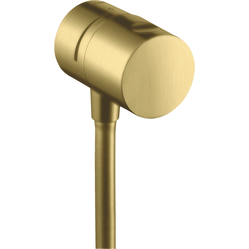 Przyłącze węża z zaworem odcinającym Mosiądz Szczotkowany Uno AXOR 38882950