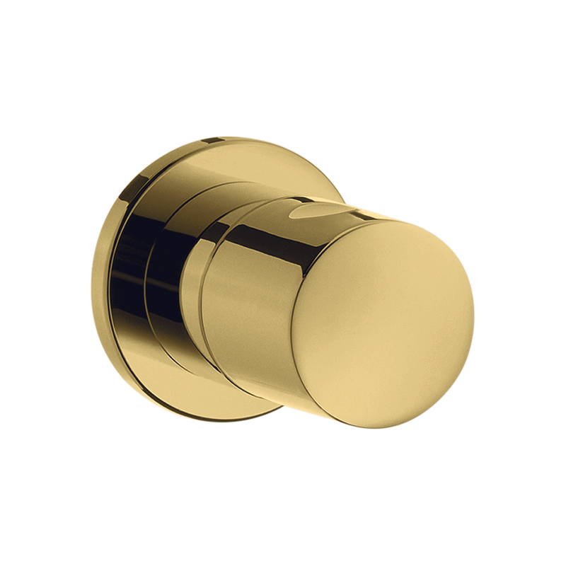 Zawór odcinający, podtynkowy Złoty Optyczny Polerowany Uno AXOR 38976990