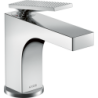 Jednouchwytowa bateria umywalkowa 90 do małych umywalek z kpl odpływowym z cięgłem, cięcie rombowe Chrom Citterio AXOR 39001000